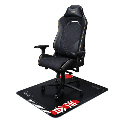 GXTrust Chair Mat Japan 99x120 cm, Japanese Print Tokyo Shinkansen, Black